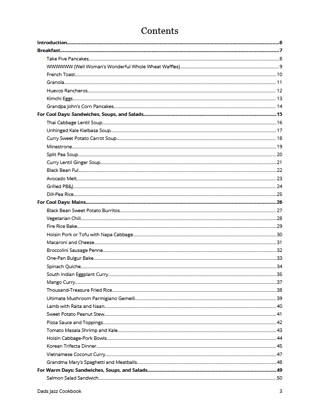 Dads Jazz Cookbook - Image 3