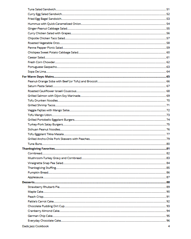 Dads Jazz Cookbook - Image 4