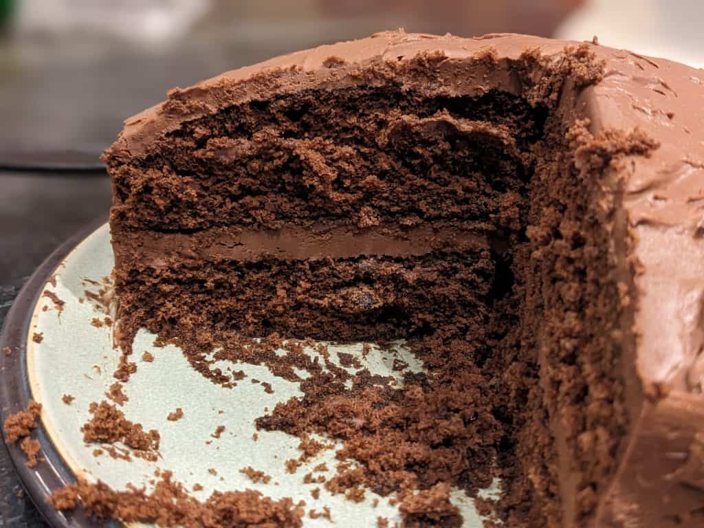 chocolate sauerkraut cake