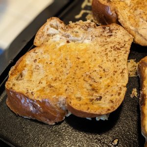 ice cream brioche french toast